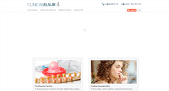 Desktop Screenshot of clinicaselsur.com